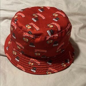 Red Backwoods Bucket Hat